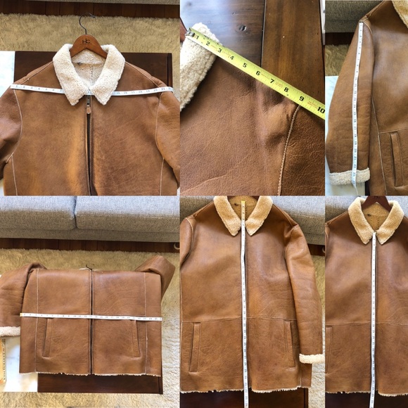 Andrew Marc Men’s Shearling Jacket - Picture 4 of 5